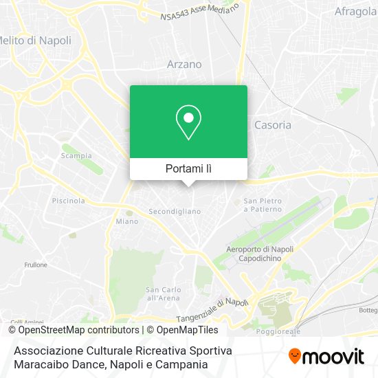 Mappa Associazione Culturale Ricreativa Sportiva Maracaibo Dance