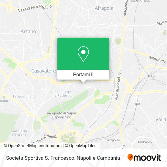 Mappa Societa Sportiva S. Francesco