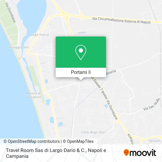 Mappa Travel Room Sas di Largo Dario & C.