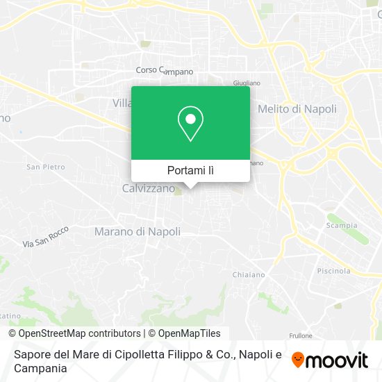 Mappa Sapore del Mare di Cipolletta Filippo & Co.