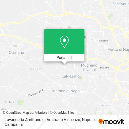 Mappa Lavanderia Amitrano di Amitrano Vincenzo