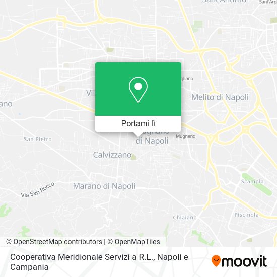 Mappa Cooperativa Meridionale Servizi a R.L.