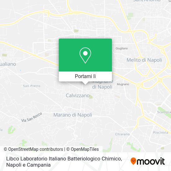 Mappa Libco Laboratorio Italiano Batteriologico Chimico
