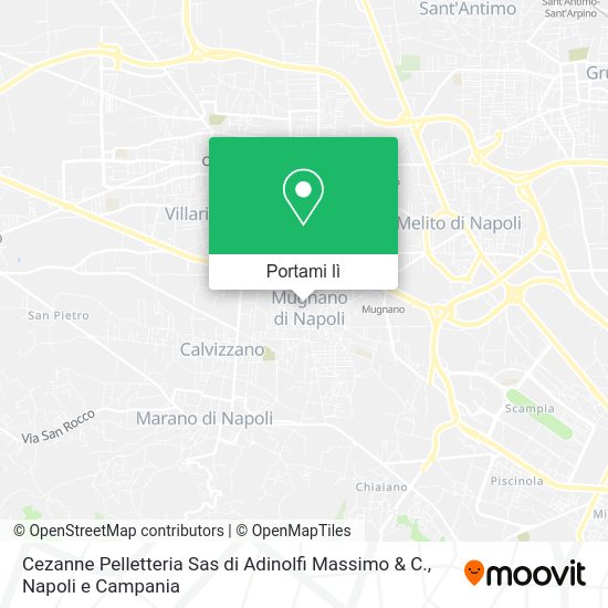 Mappa Cezanne Pelletteria Sas di Adinolfi Massimo & C.