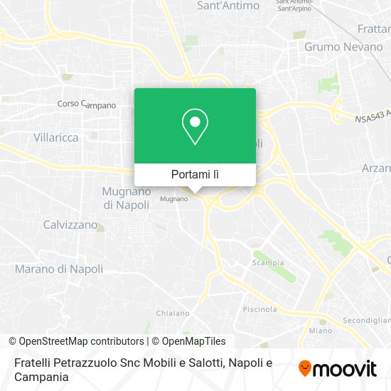 Mappa Fratelli Petrazzuolo Snc Mobili e Salotti
