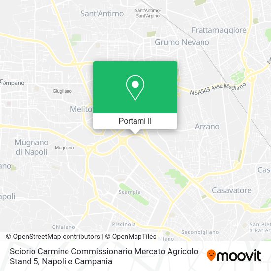 Mappa Sciorio Carmine Commissionario Mercato Agricolo Stand 5