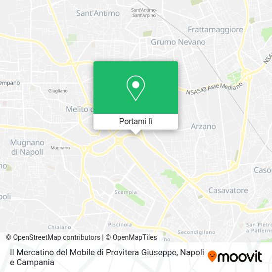 Mappa Il Mercatino del Mobile di Provitera Giuseppe