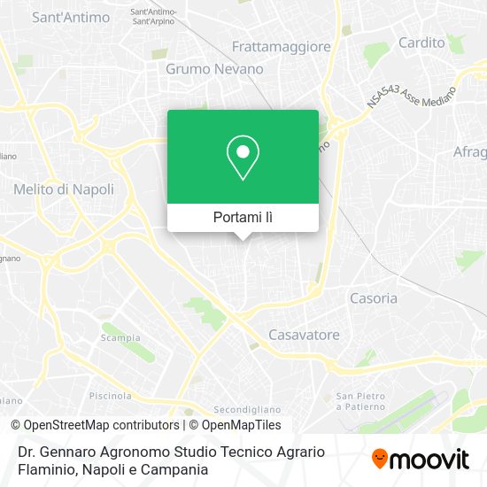 Mappa Dr. Gennaro Agronomo Studio Tecnico Agrario Flaminio