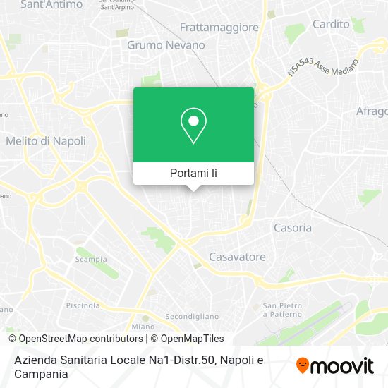 Mappa Azienda Sanitaria Locale Na1-Distr.50