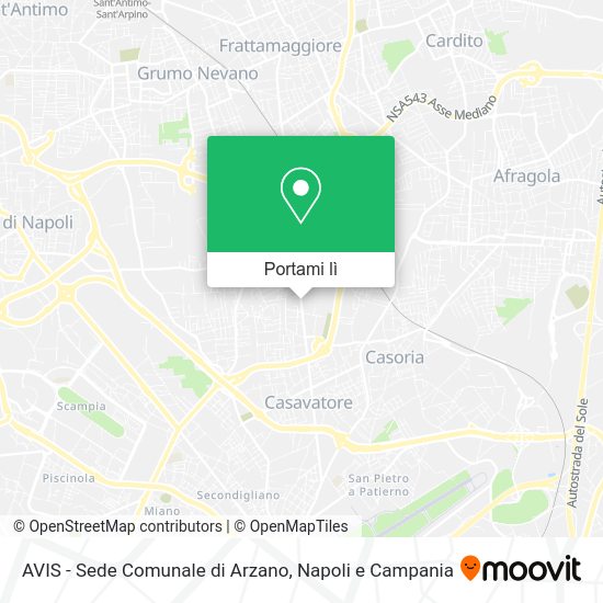 Mappa AVIS - Sede Comunale di Arzano