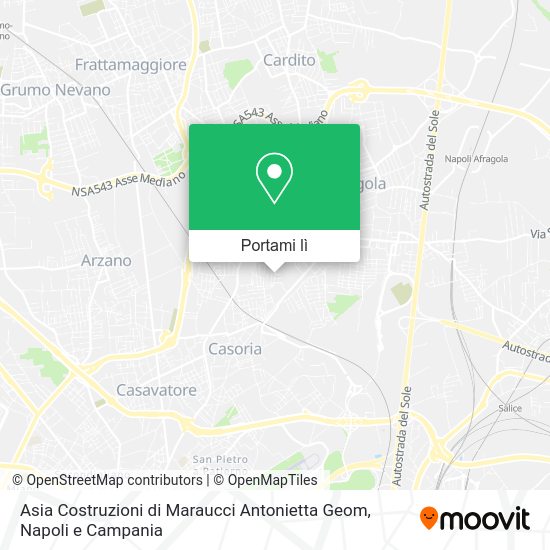 Mappa Asia Costruzioni di Maraucci Antonietta Geom