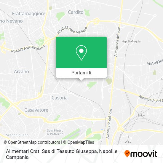 Mappa Alimentari Crati Sas di Tessuto Giuseppa