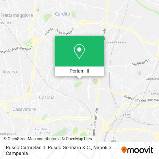 Mappa Russo Carni Sas di Russo Gennaro & C.