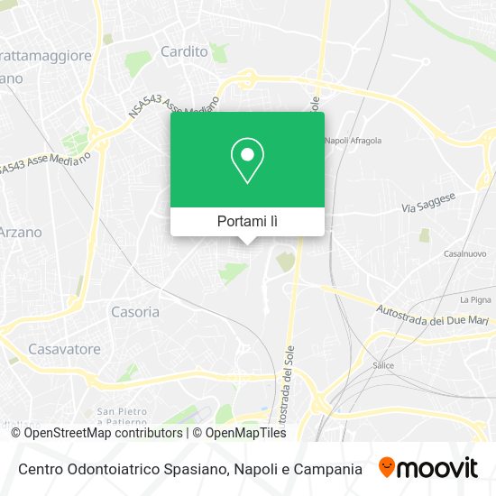 Mappa Centro Odontoiatrico Spasiano