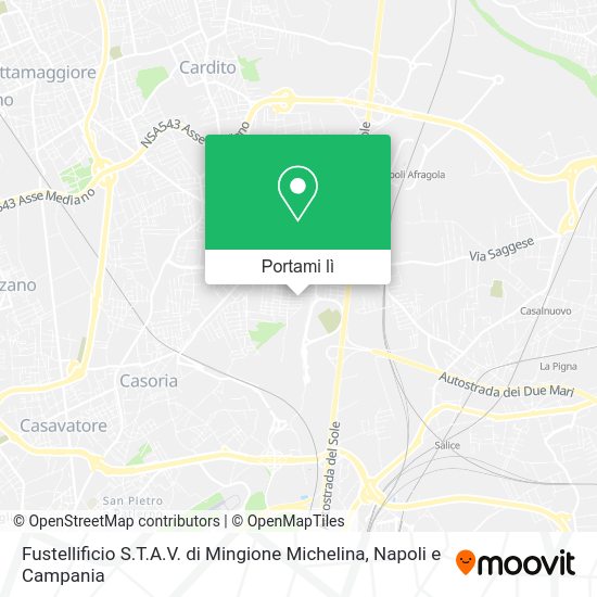 Mappa Fustellificio S.T.A.V. di Mingione Michelina