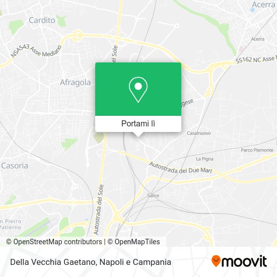 Mappa Della Vecchia Gaetano