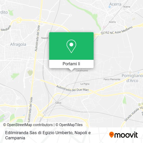 Mappa Edilmiranda Sas di Egizio Umberto