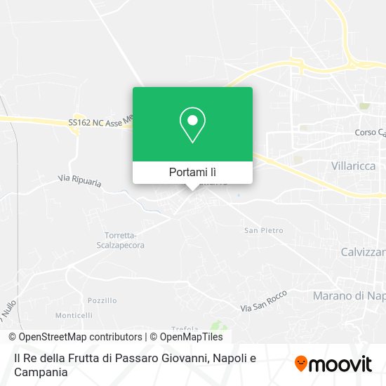 Mappa Il Re della Frutta di Passaro Giovanni
