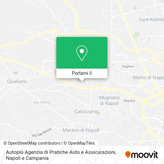 Mappa Autopiù Agenzia di Pratiche Auto e Assicurazioni