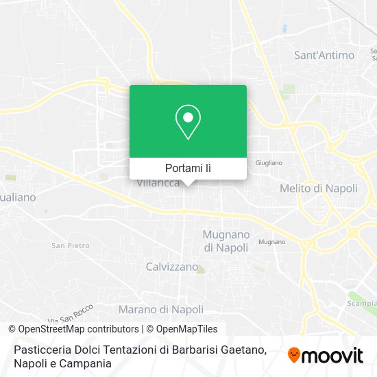 Mappa Pasticceria Dolci Tentazioni di Barbarisi Gaetano