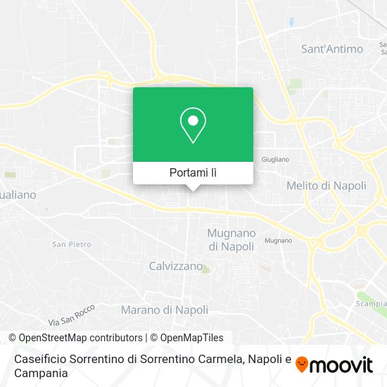 Mappa Caseificio Sorrentino di Sorrentino Carmela