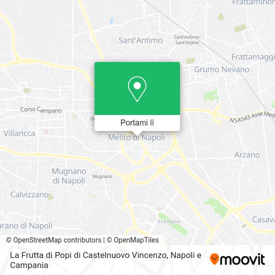 Mappa La Frutta di Popi di Castelnuovo Vincenzo