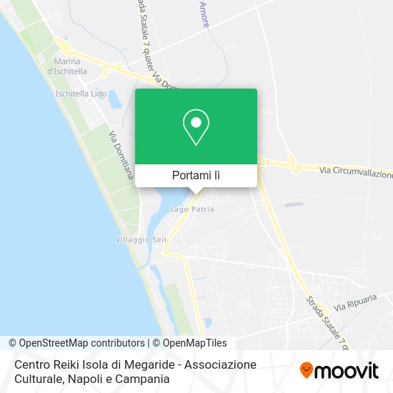 Mappa Centro Reiki Isola di Megaride - Associazione Culturale