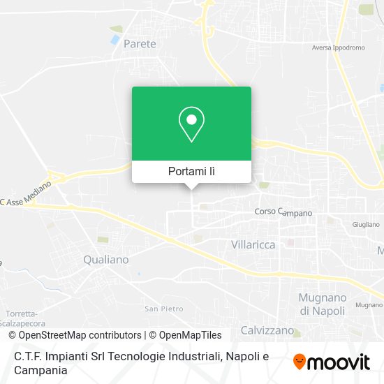 Mappa C.T.F. Impianti Srl Tecnologie Industriali
