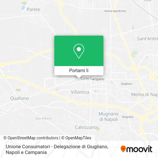 Mappa Unione Consumatori - Delegazione di Giugliano
