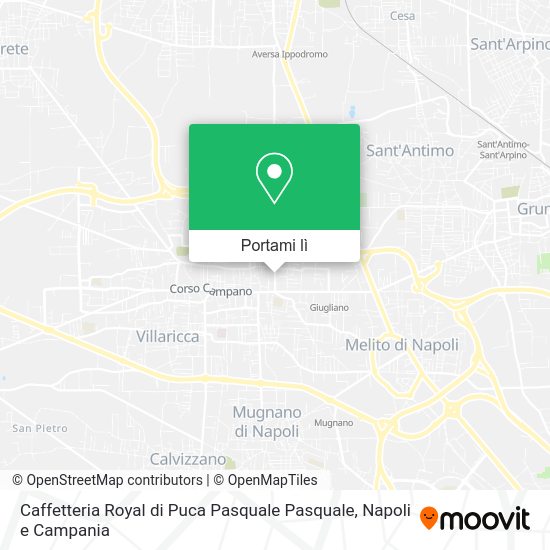 Mappa Caffetteria Royal di Puca Pasquale Pasquale