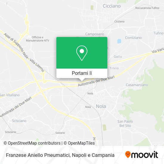 Mappa Franzese Aniello Pneumatici