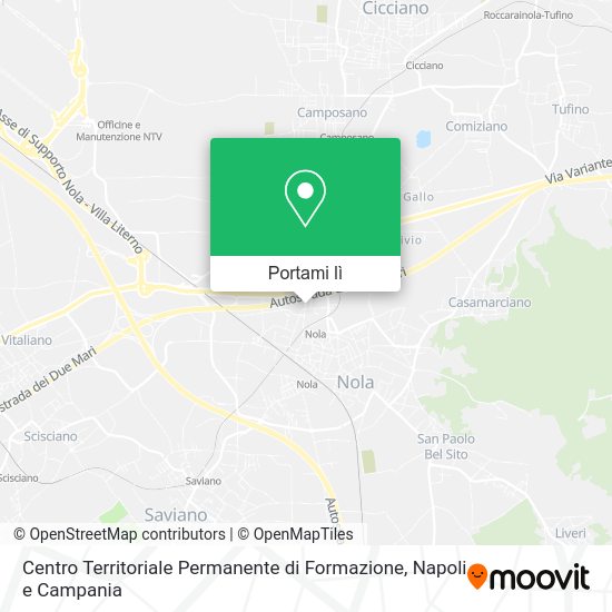 Mappa Centro Territoriale Permanente di Formazione