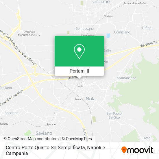 Mappa Centro Porte Quarto Srl Semplificata