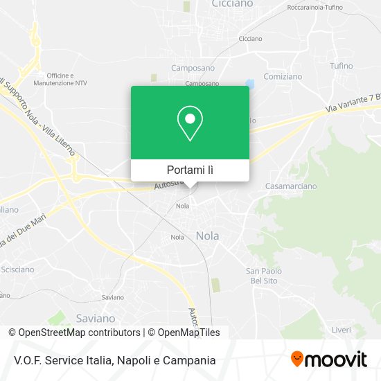 Mappa V.O.F. Service Italia