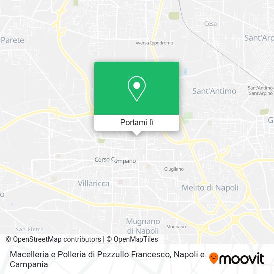 Mappa Macelleria e Polleria di Pezzullo Francesco