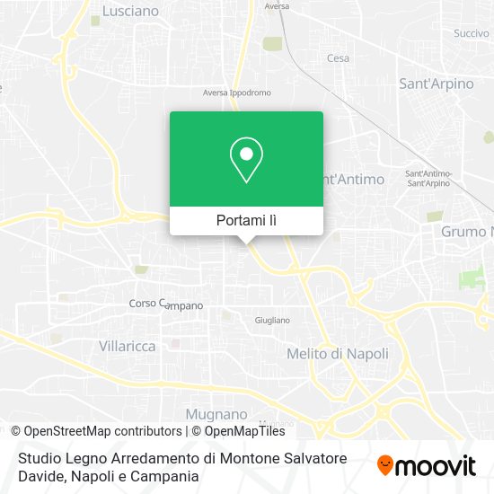 Mappa Studio Legno Arredamento di Montone Salvatore Davide