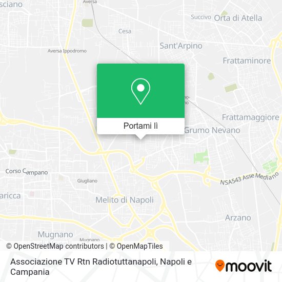 Mappa Associazione TV Rtn Radiotuttanapoli