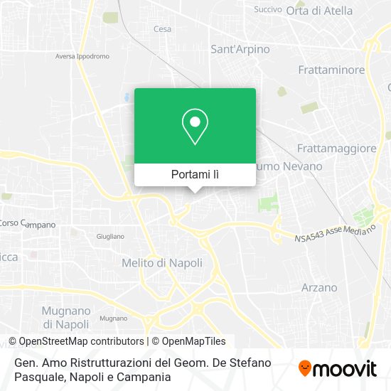 Mappa Gen. Amo Ristrutturazioni del Geom. De Stefano Pasquale