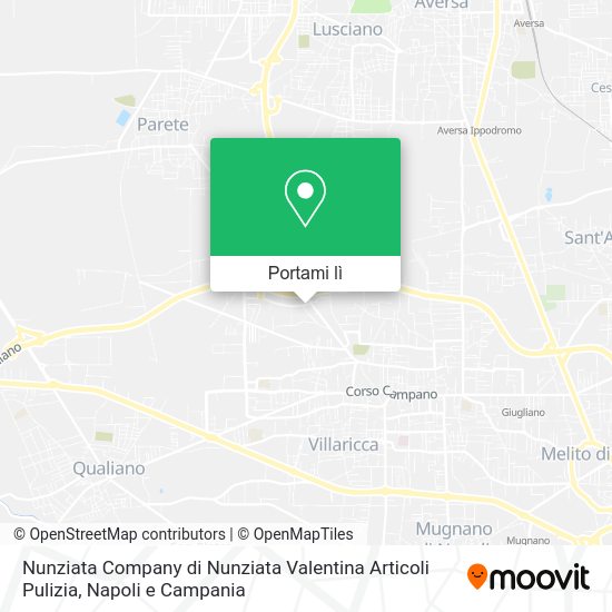 Mappa Nunziata Company di Nunziata Valentina Articoli Pulizia
