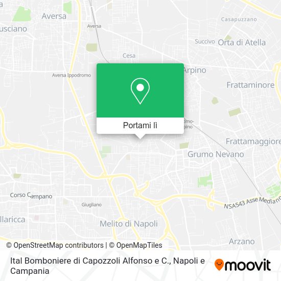 Mappa Ital Bomboniere di Capozzoli Alfonso e C.