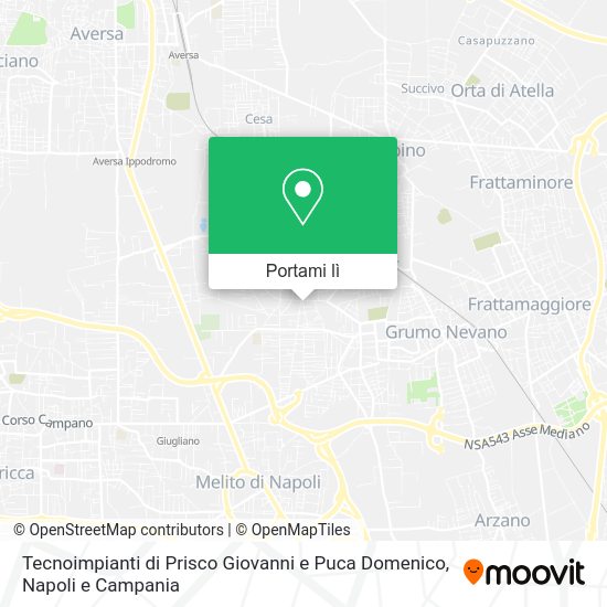 Mappa Tecnoimpianti di Prisco Giovanni e Puca Domenico