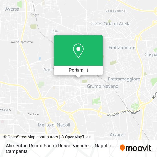 Mappa Alimentari Russo Sas di Russo Vincenzo