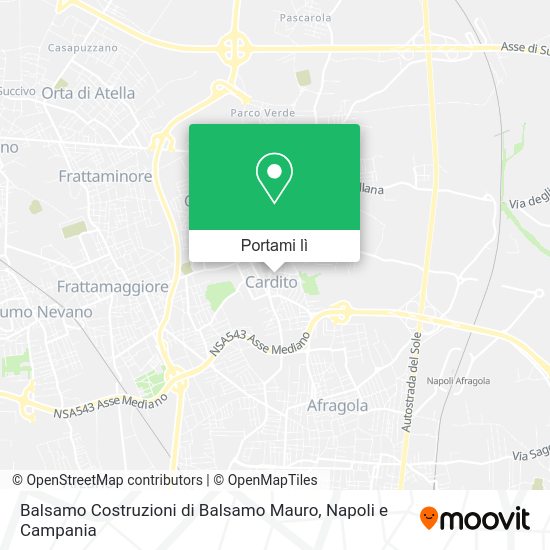 Mappa Balsamo Costruzioni di Balsamo Mauro