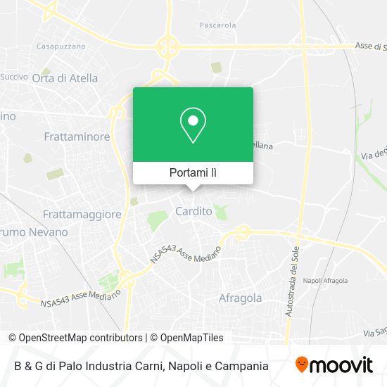 Mappa B & G di Palo Industria Carni