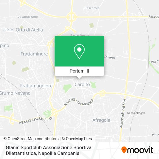 Mappa Glanis Sportclub Associazione Sportiva Dilettantistica