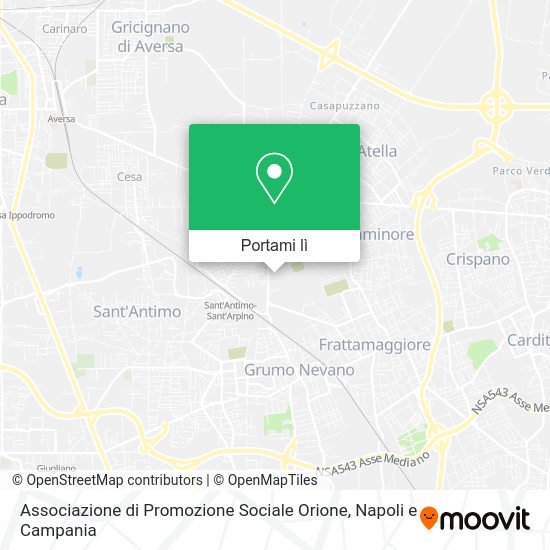 Mappa Associazione di Promozione Sociale Orione