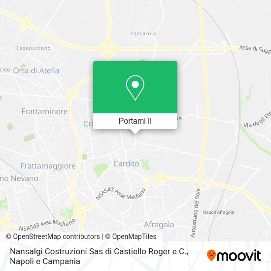 Mappa Nansalgi Costruzioni Sas di Castiello Roger e C.