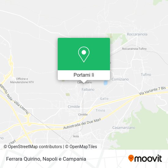 Mappa Ferrara Quirino