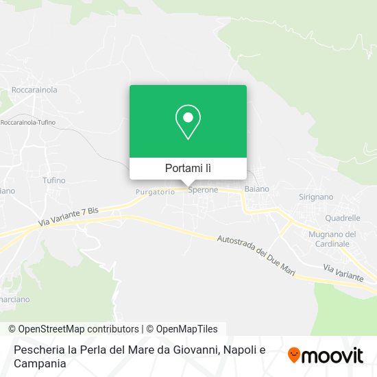 Mappa Pescheria la Perla del Mare da Giovanni