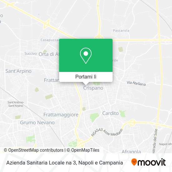 Mappa Azienda Sanitaria Locale na 3